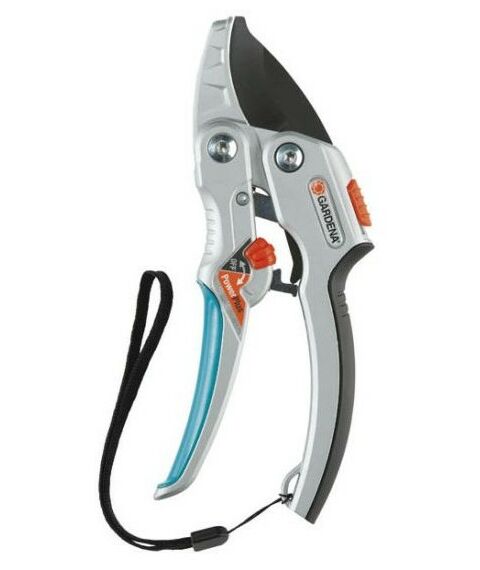 Кусторезы, ножницы, секаторы: Секатор с храповым механизмом GARDENA Smart Cut 22мм [08798-20] фотографии