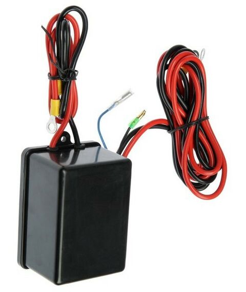 Лебедки, тали, тельферы: Лебедка электрическая TUNDRA 2500 lb 12/24V, 1.1 т, 1.2 л.с., до 3.3 м/мин, 4.8 мм х 12 м фотографии