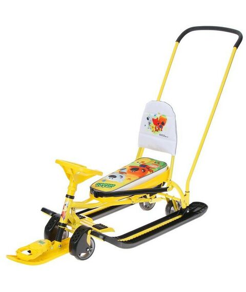 Снегокаты: Снегокат  Тимка спорт 6 «Ми-ми-мишки» цвет жёлтый фотографии