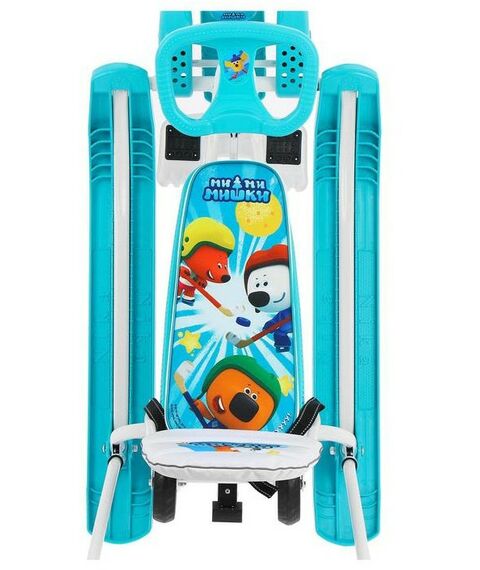 Снегокаты: Снегокат с колёсами  Тимка спорт 6 «Ми-ми-мишки» цвет бирюзовый фотографии