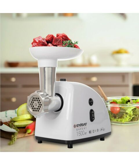 Мясорубки: Мясорубка электрическая Endever Sigma 41 белый фотографии