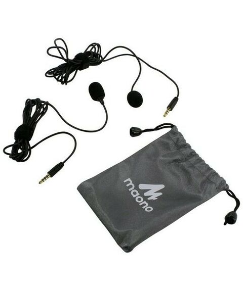 Петличные микрофоны: Микрофонный комплект MAONO AU-404 2м фотографии