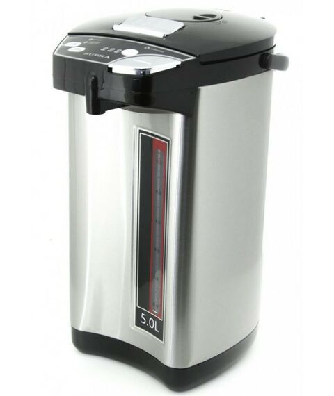 Чайники, термопоты: Термопот Supra TPS-5005ST мощность 900 Вт, объем 5 л, электронное управления фотографии