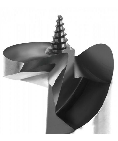 Буры, пики, коронки, сверла: Сверло по дереву винтовое Практика 032-997 34 х 400 мм, 1шт, туба фотографии