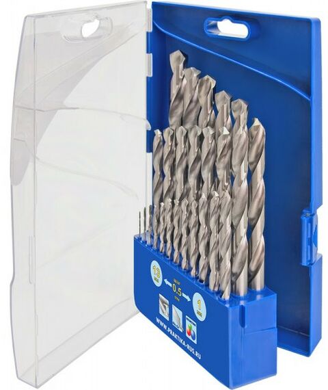 Наборы оснастки: Сверла набор/металл Практика 640-315 25шт, 1-13мм, кассета фотографии