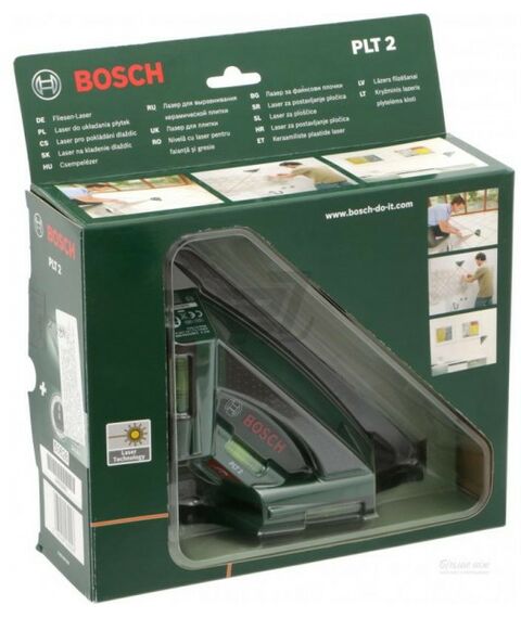 Измерительный инструмент: Лазер для укладки плитки BOSCH PLT 2 точность измерения ± 0,5, 0.36 кг [0603664020] фотографии