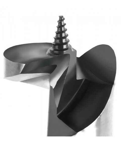 Буры, пики, коронки, сверла: Сверло по дереву винтовое Практика 032-096 36 х 600 мм, 1шт, туба фотографии