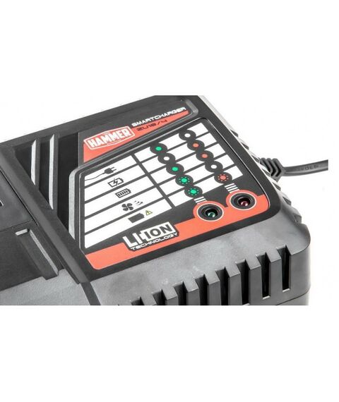 Аккумуляторы и ЗУ для инструмента: Устройство зарядное Hammer ZU18/4 18В PREMIUM Li-Ion, 100Вт, 2.3-5А [583520] фотографии