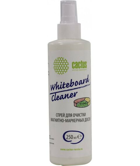 Чистящие средства: Спрей для очистки маркерных досок Cactus CS-WB250 250мл фотографии