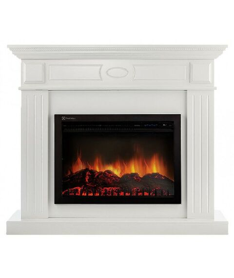 Камины: Портал Firelight Bianco 30 белый фотографии