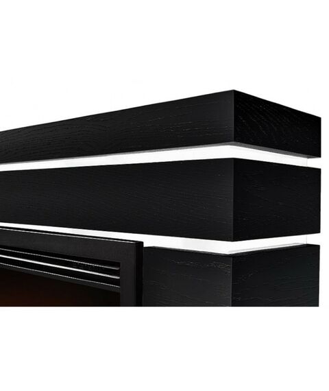 Камины: Портал Firelight Moderno 25 шпон чёрный дуб [Moderno 25 BO] фотографии