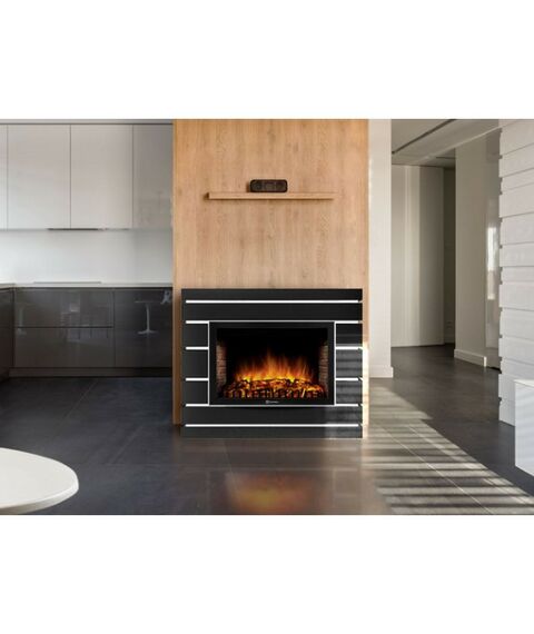 Камины: Портал Firelight Moderno 25 шпон чёрный дуб [Moderno 25 BO] фотографии