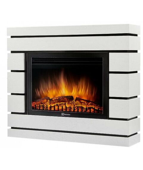 Камины: Портал Firelight Moderno 25 шпон белый дуб [Moderno WO] фотографии