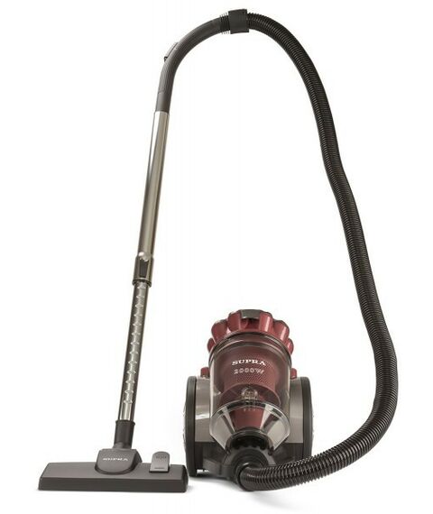 Пылесосы: Пылесос Supra VCS-2024 мощность 2000 Вт, мощность всасывания 380 Вт, обычный, уборка сухая фотографии