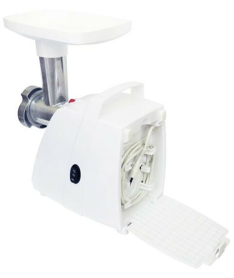 Мясорубки: Мясорубка Аксион М33.02 мощность 1500 Вт, перерабатывает 1.6 кг/мин, корпус из пластика, белый фотографии