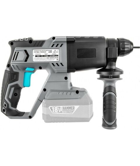 Перфораторы: Перфоратор аккумуляторный Hammer PREMIUM PRT185Li Li-Ion 18В, 1,9Дж, бетон 20, 3 режима, SDS+, 2.25кг SOLO [583488/101-059] фотографии
