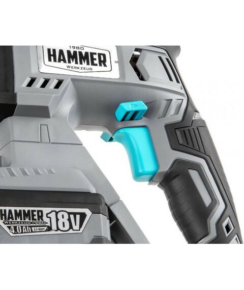 Перфораторы: Перфоратор аккумуляторный Hammer PREMIUM PRT185Li Li-Ion 18В, 1,9Дж, бетон 20, 3 режима, SDS+, 2.25кг SOLO [583488/101-059] фотографии