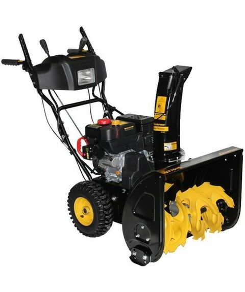 Снегоуборочные, подметальные машины: Снегоотбрасыватель Champion ST761E 6.0л/с, 212 см3, 61см, скорости 6/2, эл.пуск, фара 81кг фотографии