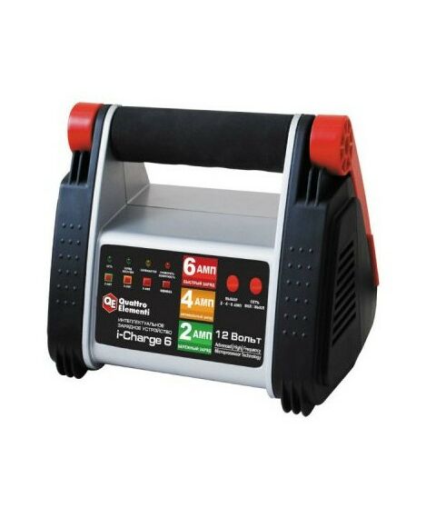Зарядные и пуско-зарядные устройства: Зарядное устройство Quattro Elementi i-Charge 6 12В, 6/4/2А, полный автомат [771-145] фотографии