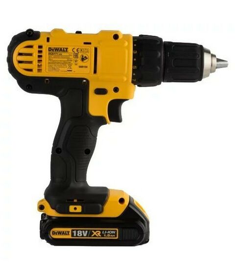 Дрели и шуруповерты: Аккумуляторная дрель-шуруповерт DeWALT DCD771D2-KS 2 А/ч, 18В, 0-450 об/мин фотографии