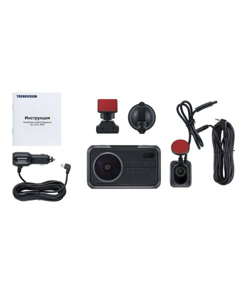 Автомобильные видеорегистраторы: Сигнатурный радар-детектор с Wi-Fi и второй камерой TrendVision Hybrid Signature EVO PRO фотографии