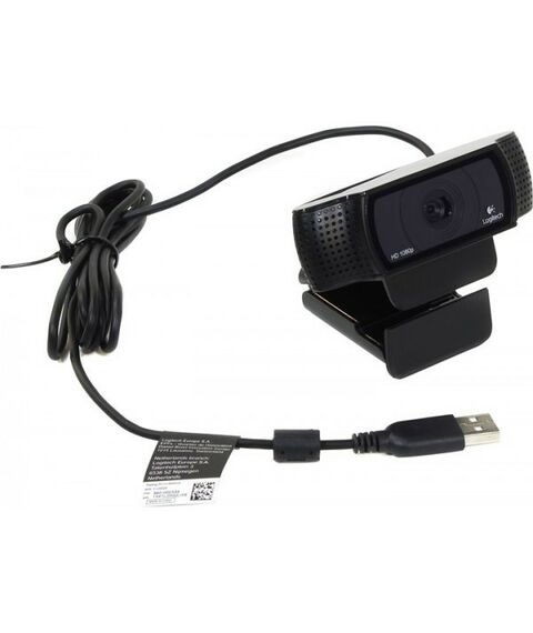 Веб-камеры: Веб-камера Logitech HD Pro Webcam C920 USB2.0, 1920*1080, микрофон, RTL [960-001055] фотографии