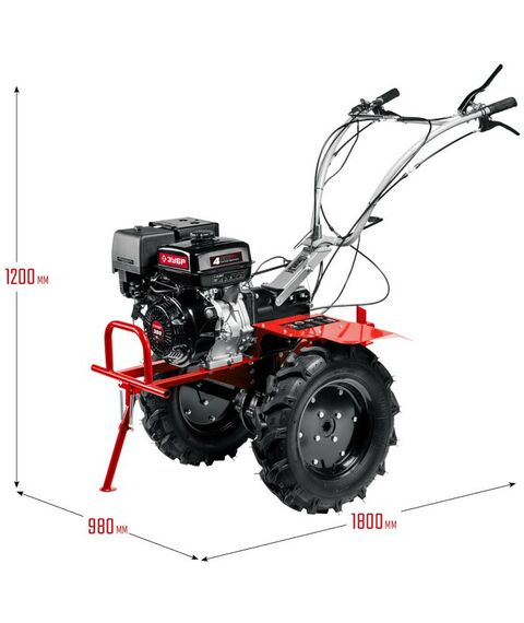 Тракторы и мотоблоки: Бензиновый мотоблок с ВОМ Зубр МТШ-700 13 л.с. фотографии