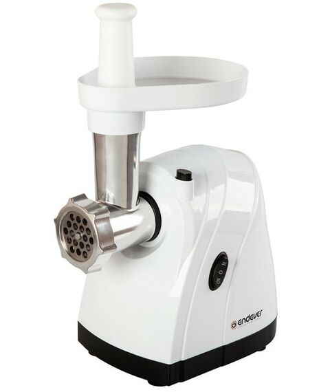 Мясорубки: Мясорубка Endever Sigma 36 2200 Вт, 2.2 кг/мин, цвет белый, вес 2.4 кг фотографии