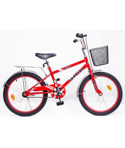 Детские велосипеды: Велосипед детский Torrent Drive + корзина красный фотографии