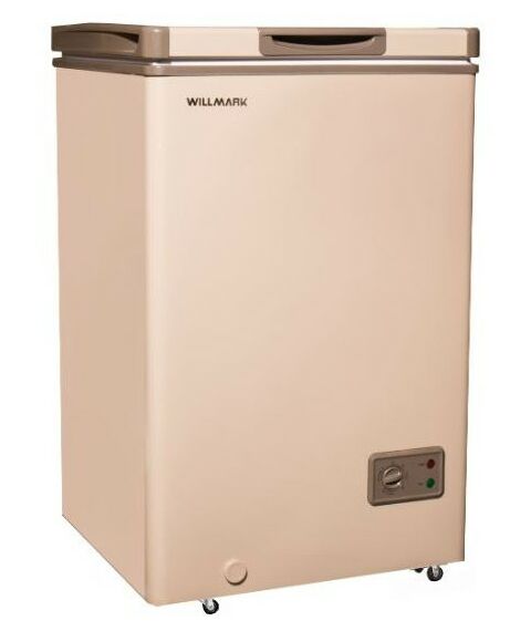 Морозильные камеры: Морозильный ларь WILLMARK CF-133CL цвет золотой фотографии