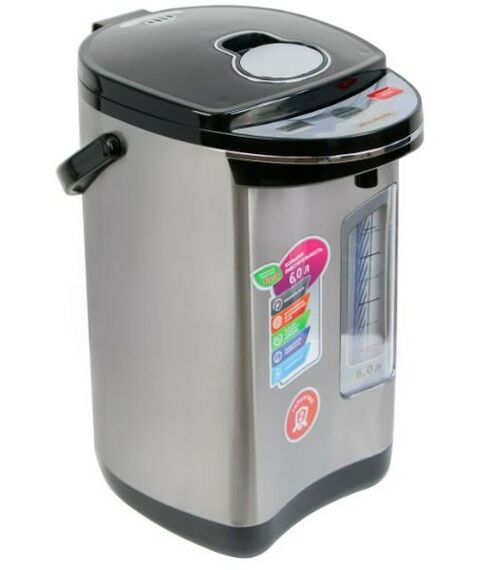 Чайники, термопоты: Термопот WILLMARK WAP-704IS черный фотографии