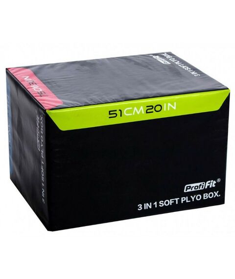 Фитнес оборудование: Тумба для запрыгивания PROFI-FIT SOFT PLYO BOX, 3 в 1, 51-61-75см фотографии