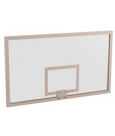 Баскетбол: Щит баскетбольный ZSO игровой 1050х1800 мм, стекло 10 мм без ударопрочной пленки фотографии