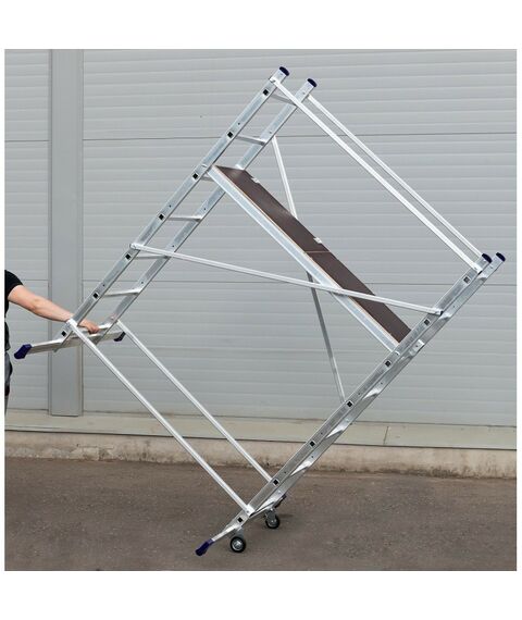 Стремянки и лестницы: Алюминиевая вышка-тура СИБИН 38840-3 3 метра фотографии