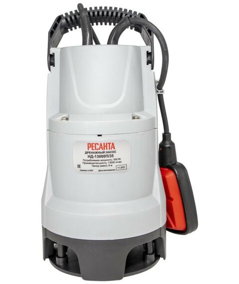 Насосы и насосные станции: Дренажный насос РЕСАНТА НД-13000П/35 фотографии