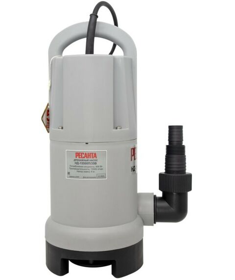 Насосы и насосные станции: Дренажный насос РЕСАНТА НД-15500П/35B фотографии