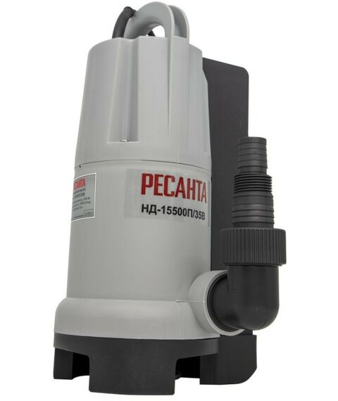 Насосы и насосные станции: Дренажный насос РЕСАНТА НД-15500П/35B фотографии