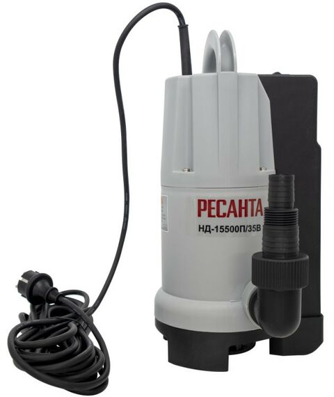 Насосы и насосные станции: Дренажный насос РЕСАНТА НД-15500П/35B фотографии
