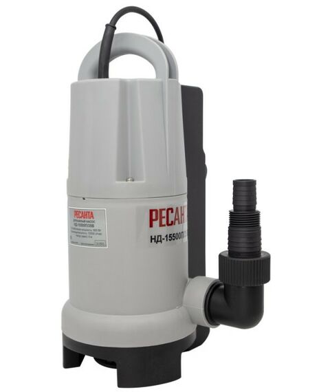 Насосы и насосные станции: Дренажный насос РЕСАНТА НД-15500П/35B фотографии