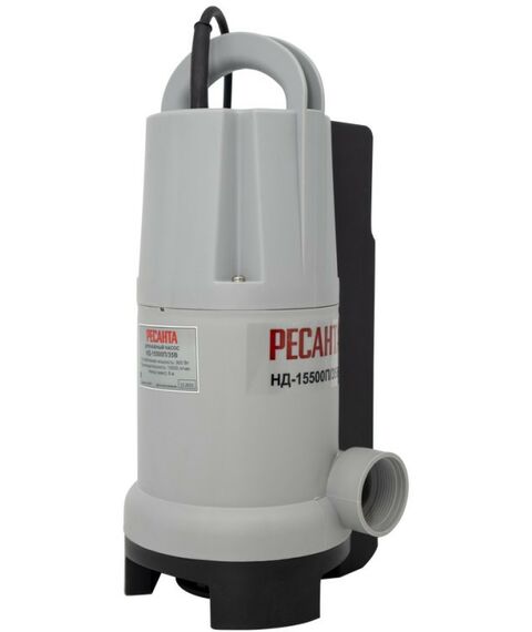 Насосы и насосные станции: Дренажный насос РЕСАНТА НД-15500П/35B фотографии