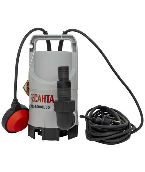 Насосы и насосные станции: Дренажный насос РЕСАНТА НД-8000П/35 фотографии