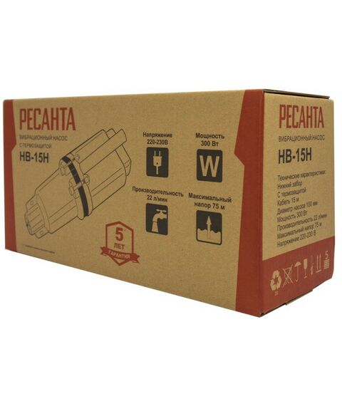 Насосы и насосные станции: Вибрационный насос РЕСАНТА НВ-15Н фотографии