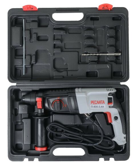 Перфораторы: Перфоратор РЕСАНТА П-800-3.4А фотографии