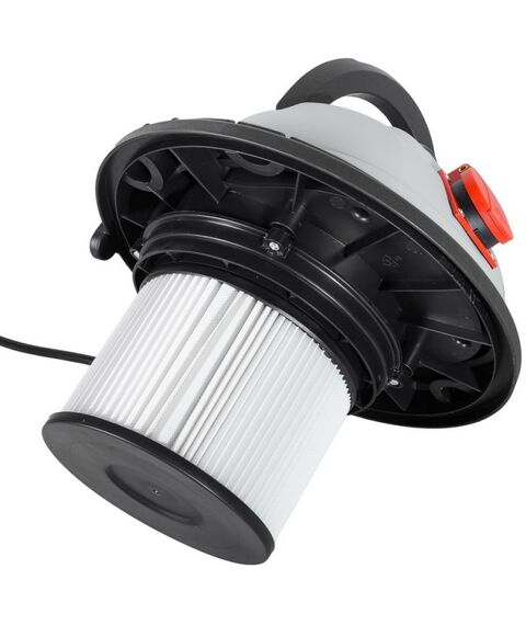 Строительные пылесосы: Пылесос строительный РЕСАНТА ПС-1500/30 1500 Вт, 30 л, 40 л/сек, влажная уборка, выдув, розетка для инструмента фотографии