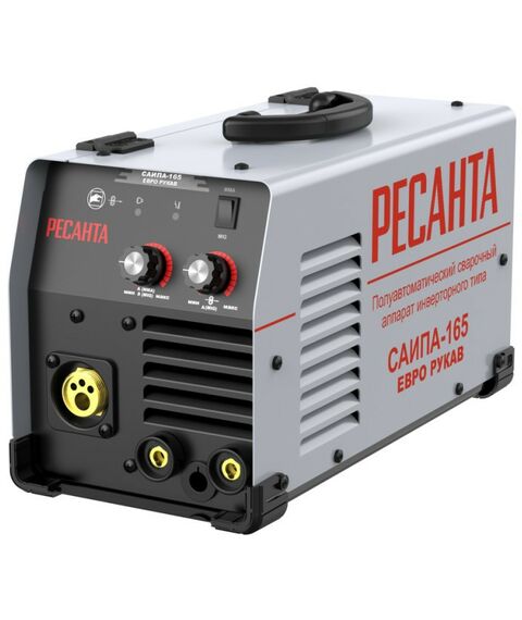 Сварочные аппараты: Сварочный полуавтомат РЕСАНТА САИПА-165 Евро рукав (MIG/MAG) фотографии