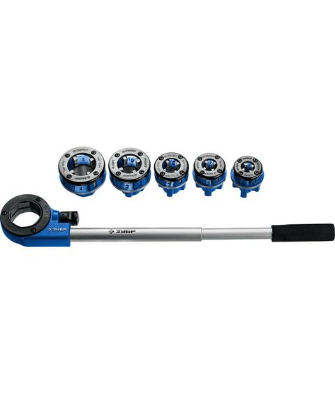 Столярно-слесарный инструмент: Набор клуппов №5 с трещоткой Зубр Профессионал 28270-H5_z01 фотографии