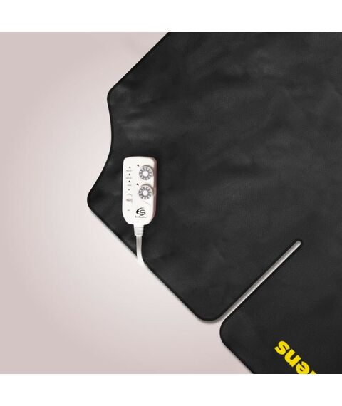 Электропростыни и одеяла: Термоодеяло электрическое двухзонное EcoSapiens SpaCapsula черное 220х180 см фотографии