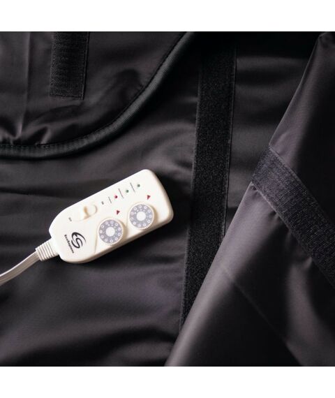 Электропростыни и одеяла: Термоодеяло электрическое двухзонное EcoSapiens SpaCapsula черное 220х180 см фотографии