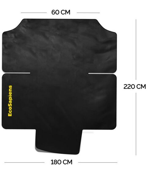 Электропростыни и одеяла: Термоодеяло электрическое двухзонное EcoSapiens SpaCapsula черное 220х180 см фотографии