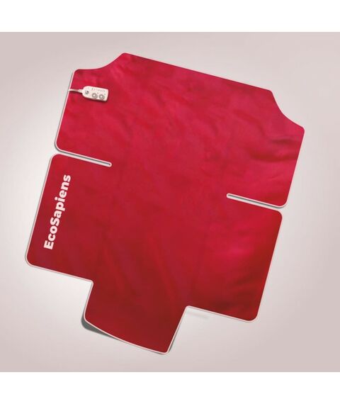 Электропростыни и одеяла: Термоодеяло электрическое двухзонное EcoSapiens TermoCapsula бордовое 220х180 см фотографии